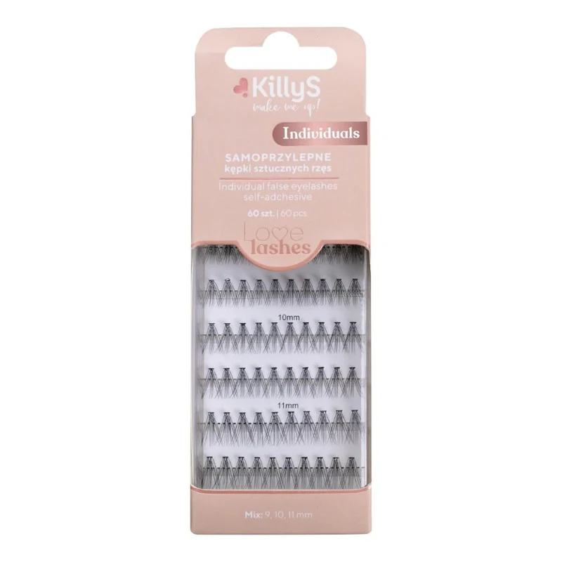 KillyS Self-adhesive Eyelashes Clusters, mixed lengths 60pcs. 3