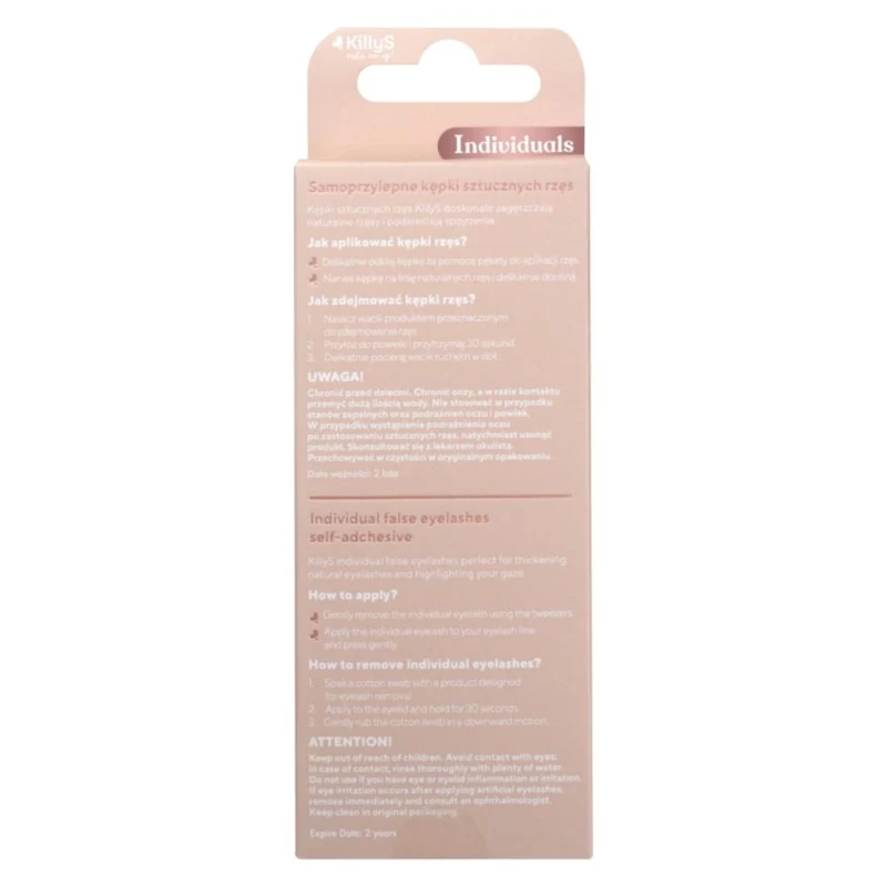 KillyS Self-adhesive Eyelashes Clusters, mixed lengths 60pcs. 4