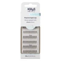 KillyS Brown False Individual Eyelashes tufts 60 pcs.