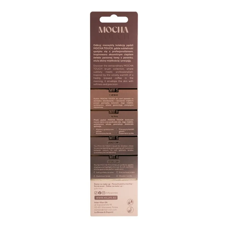 KillyS Mocha Touch Eyeshadow Brush Set 4