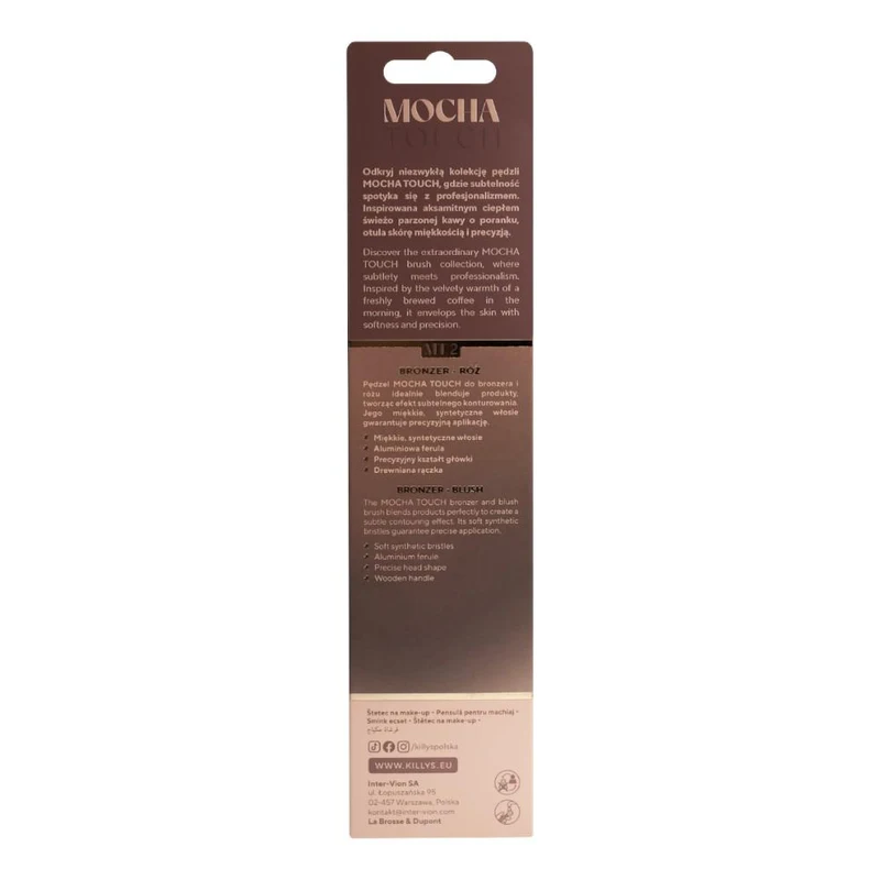KillyS Mocha Touch Blusher & Bronzer Brush 4
