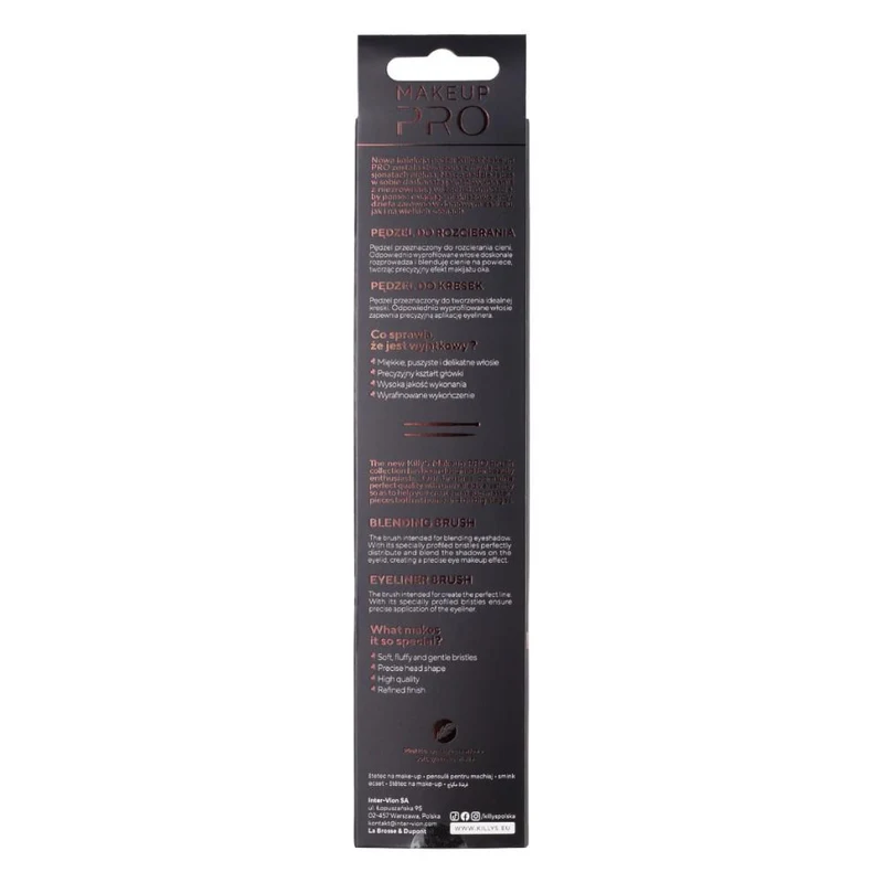 KillyS Makeup PRO Eyeshadow and Liner Brush Set 4
