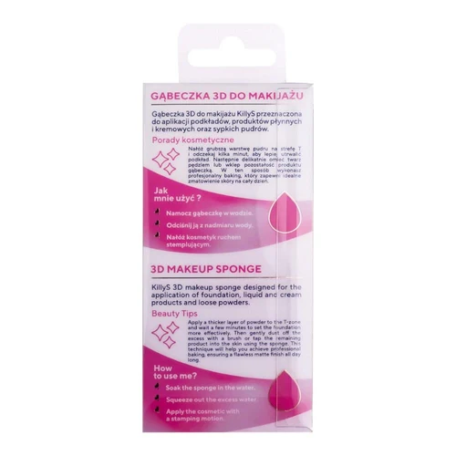 KillyS Economy Soft 3D Makeup Sponge - Beige