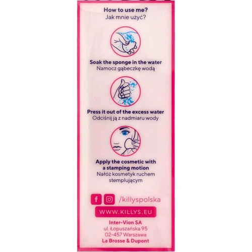 KillyS 3D Makeup Sponge - Pink