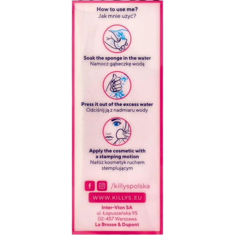 KillyS 3D Makeup Sponge - Pink 4