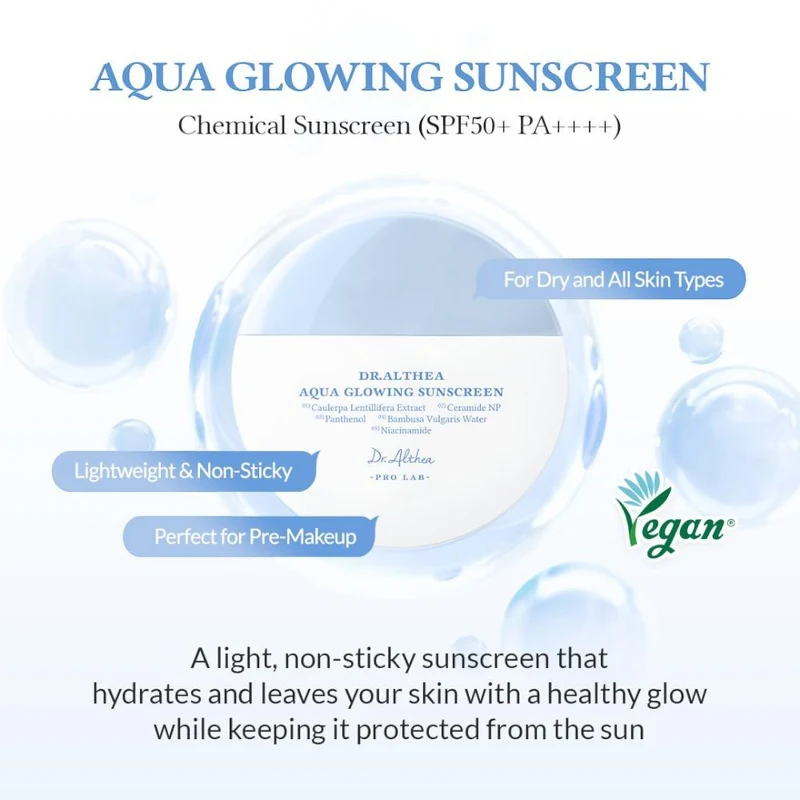 Dr.Althea Aqua Glowing Sunscreen 45 ml 2
