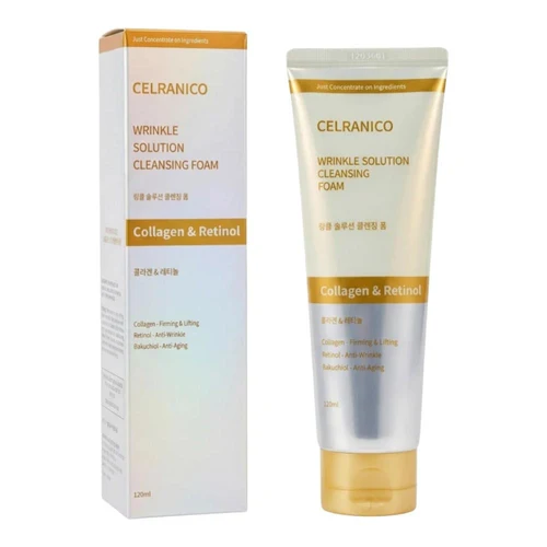Celranico Wrinkle Solution Cleansing Foam Collagen & Retinol 120ml