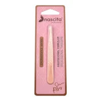 Nascita Tweezer, Rose Gold, Straight Tip