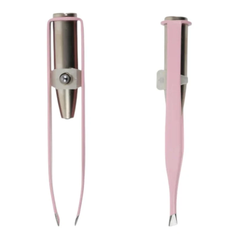 Nascita Stainless Steel LED Illuminated Side-Ended Tweezers 2