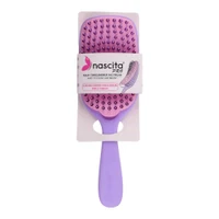 Nascita Easy-to-Clean Hair Detangling and Brushing Brush Purple