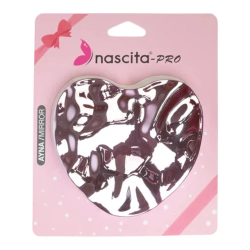 Nascita Bright Heart Shaped Handbag Makeup Mirror