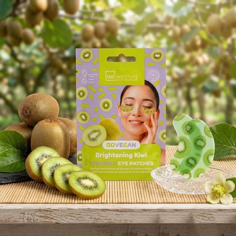 IDC Institute Go Vegan Brightening Kiwi Vitamin C Eye Patches 1 pair 2