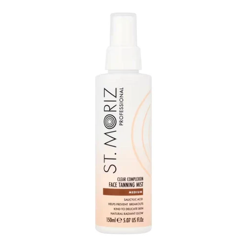 St.Moriz Professional Clear Complexion Face Tan Mist, Medium, 150ml