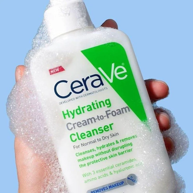 CeraVe Hydrating Cream-to-Foam Cleanser 236ml 2