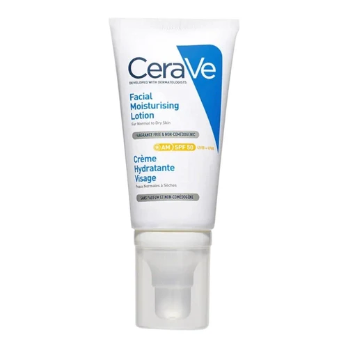 CeraVe AM Facial Moisturising Lotion with SPF50 52ml