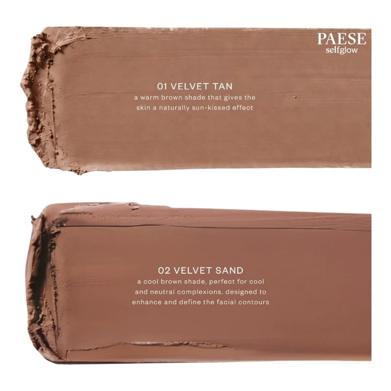 Paese SELFGLOW Creamy Bronzer With Matte Effect 02 Velvet Sand 4