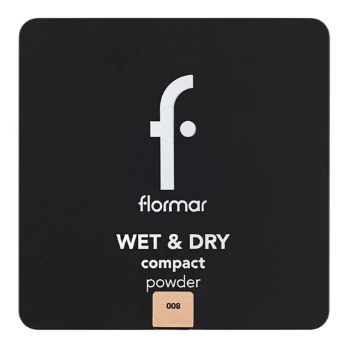 Flormar Wet & Dry Compact Powder New 008 Medium Peach