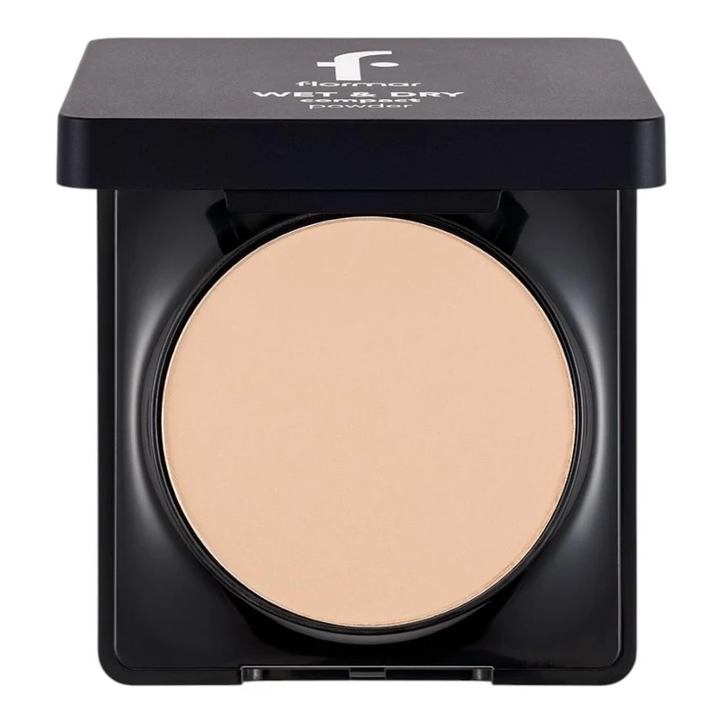 Flormar Wet & Dry Compact Powder New 008 Medium Peach 2