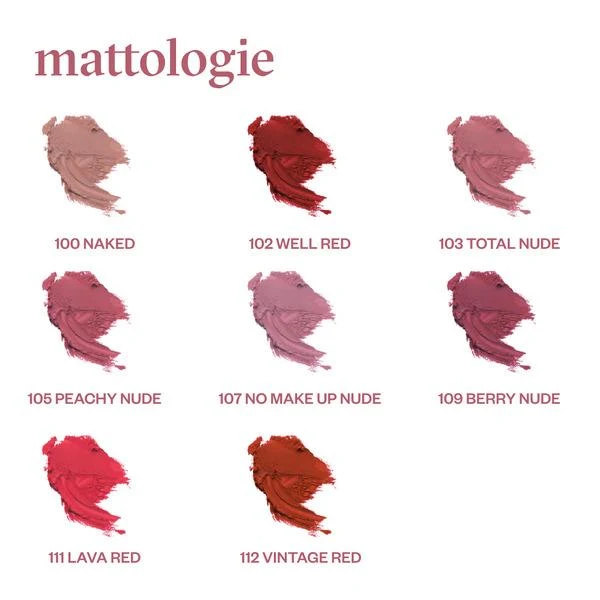Paese Mattologie Lipstick 111 Lava Red 6