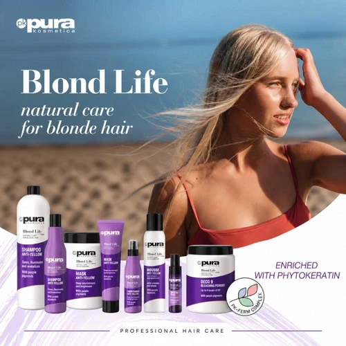 Pura Kosmetica Blond Life Anti-Yellow Mask 200 ml