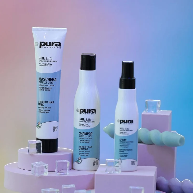 Pura Kosmetica Silk Life Straight Hair Shampoo 250ml 2