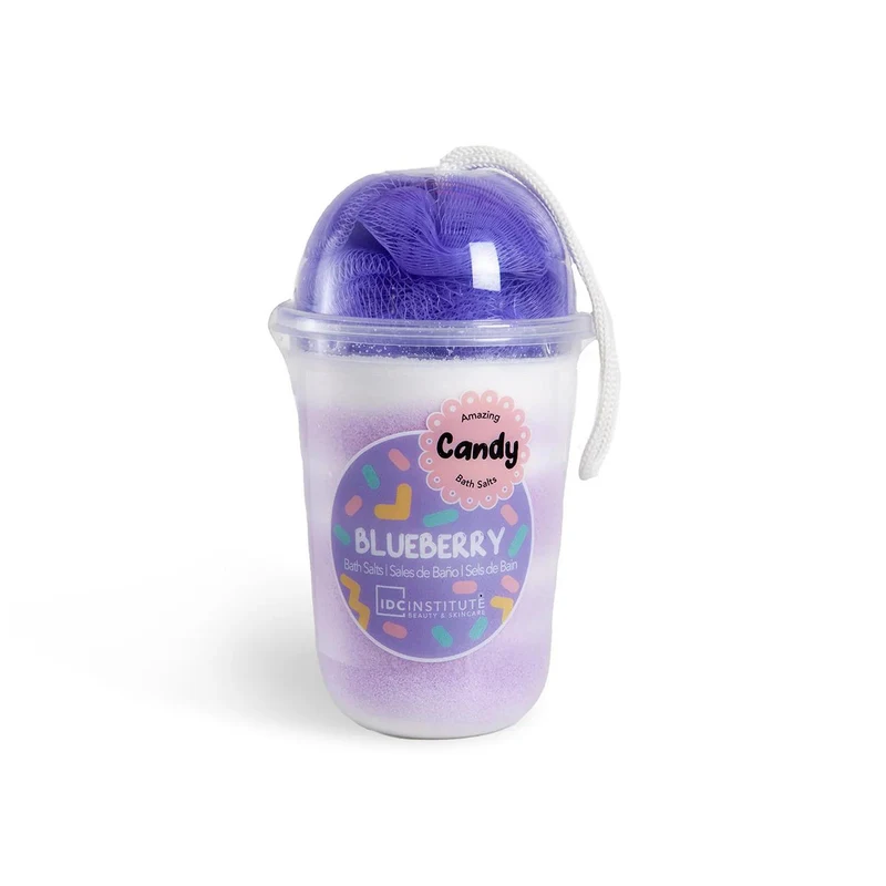 IDC Institute Candy Pack Bath Salts + Sponge 570g 4
