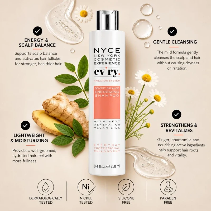 Nyce Ev'ry Density Balance Energizing Shampoo 1000 ml 2