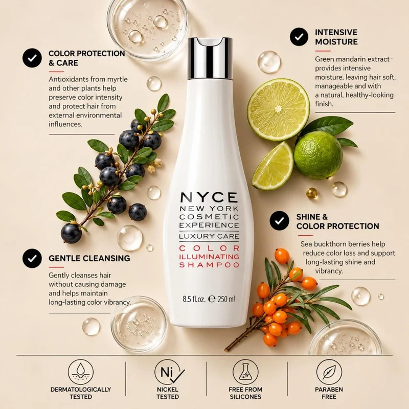 Nyce Color Illuminating Shampoo 1000 ml 2