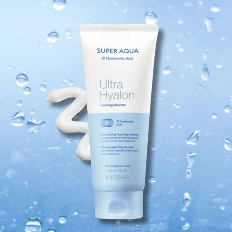 MISSHA Super Aqua Ultra Hyalron Cleansing Foam 200 ml 2