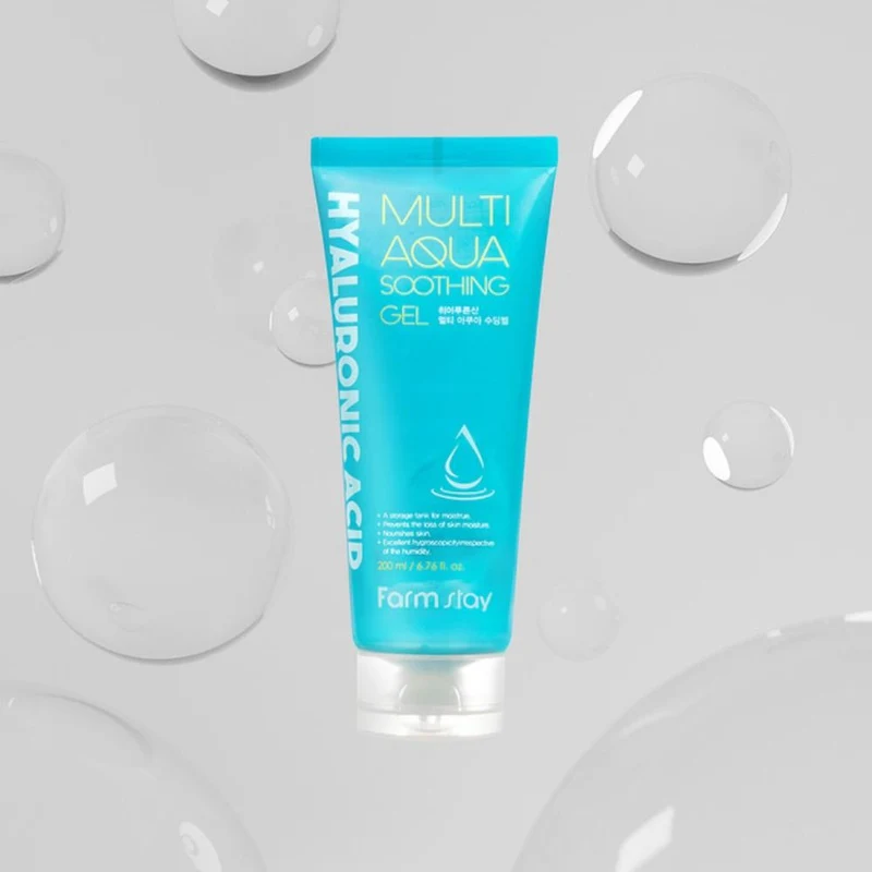 Farmstay Hyaluronic Acid Multi Aqua Soothing Gel 200 ml 2