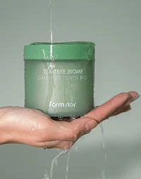 Farmstay Tea Tree Biome Calming Toner Pad140 ml 5