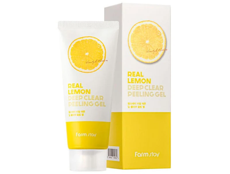 Farmstay Real Lemon Deep Clear Peeling Gel 100 ml 2