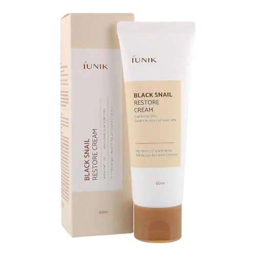 Iunik Black Snail Restore Cream 60 ml