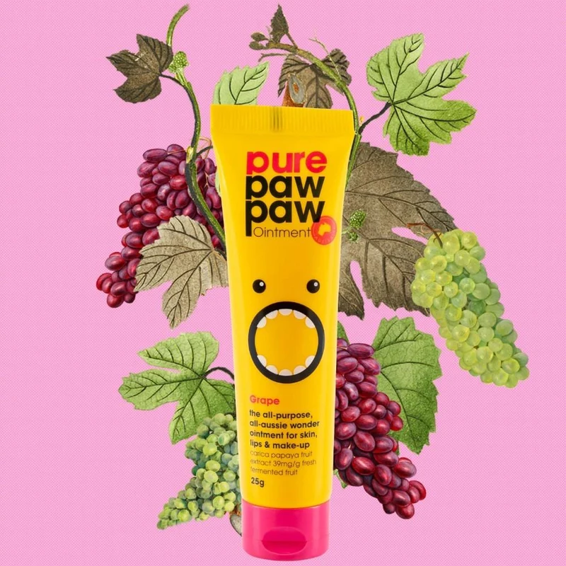 Pure Paw Paw Lip Balm Grape 25g 2
