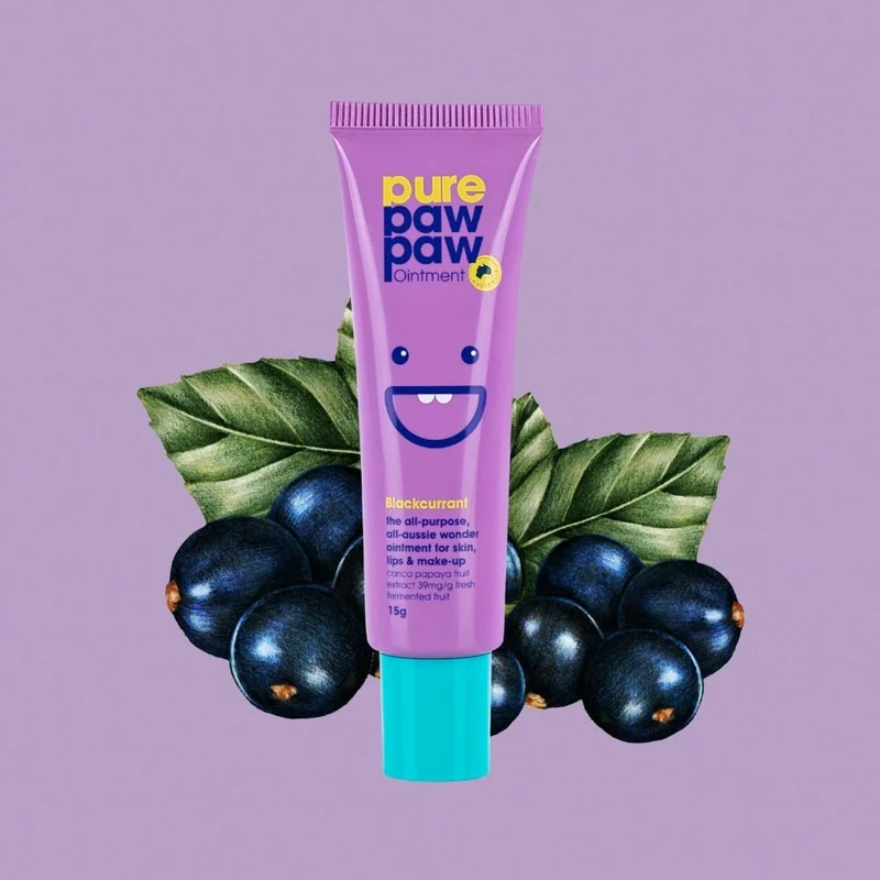 Pure Paw Paw Lip Balm Blackcurrant 15g 2