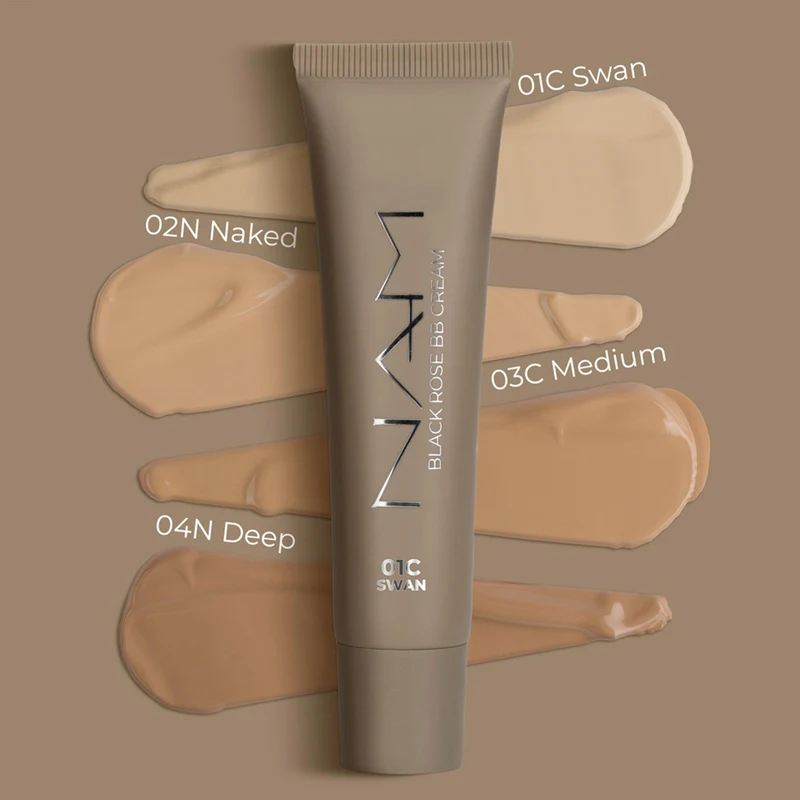NAM Black Rose Bb Cream 01C Swan 5