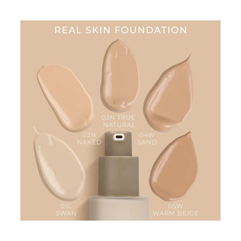 NAM Real Skin Foundation 4 Sand 4