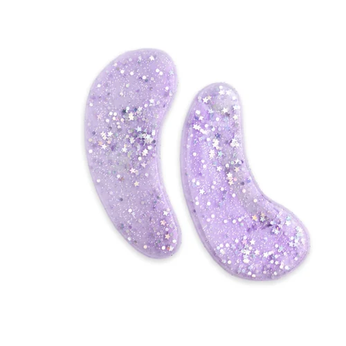 IDC Institute Glitter Eye Pads Purple