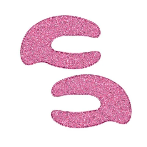 IDC Institute C Shaped Glitter Eye Pads Pink