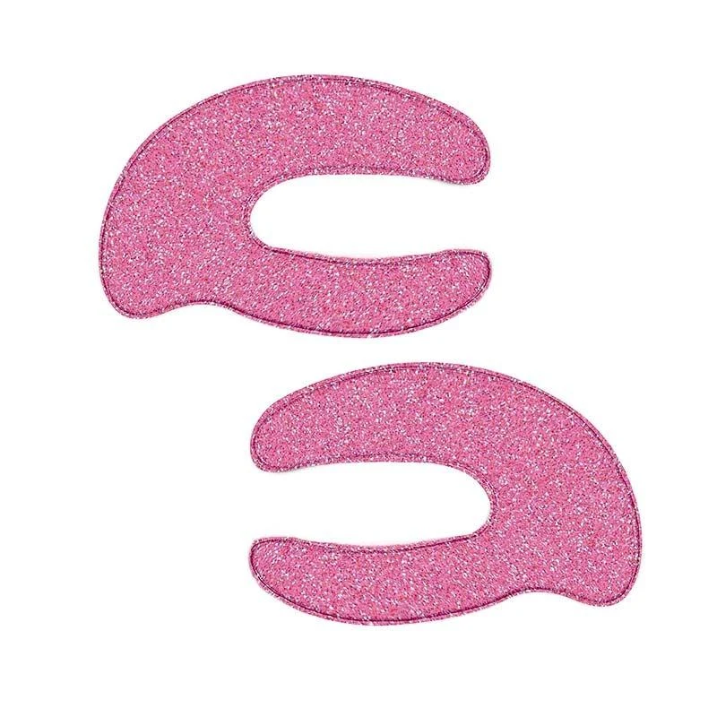IDC Institute C Shaped Glitter Eye Pads Pink 2