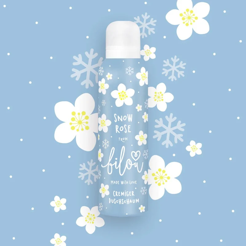 Bilou Snow Rose Shower Foam 200 ml 3