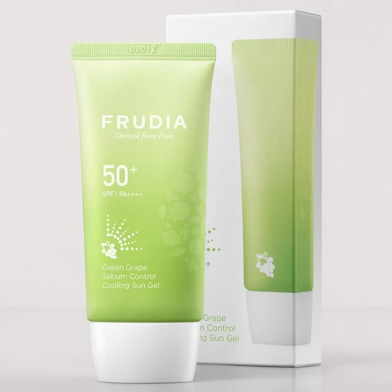 Frudia Green Grape Sebum Control Cooling Sun Gel 3