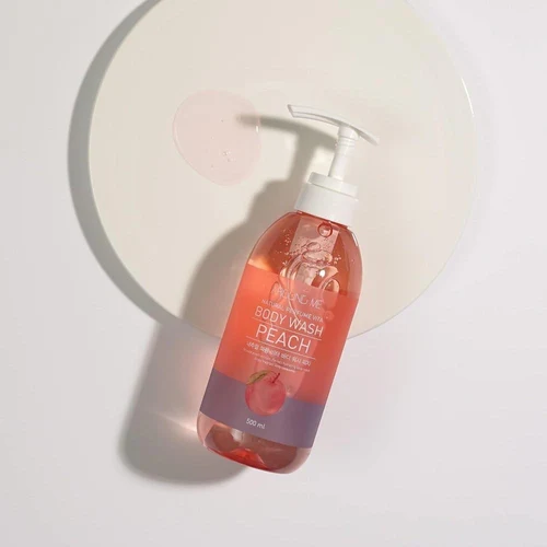 Around Me Natural Perfume Vita Body Wash Peach 500ml