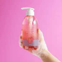 Around Me Natural Perfume Vita Body Wash Peach 500ml 3