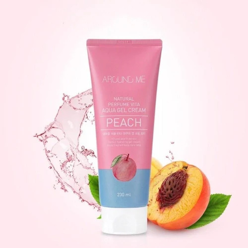 Around Me Natural Perfume Vita Peach Aqua Gel Cream 230ml