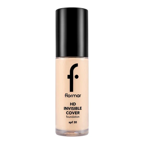 Flormar Invisible Cover HD Foundation New 20 Porcelain