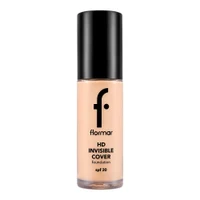 Flormar Invisible Cover HD Foundation New 40 Light Ivory