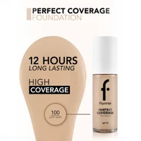 Flormar Perfect Coverage Foundation New 100 Light Ivory 3