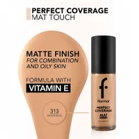 Flormar Mat Touch Foundation NEW 313 Medium Beige 3