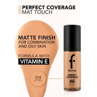 Flormar Mat Touch Foundation NEW 314 Light Beige 3
